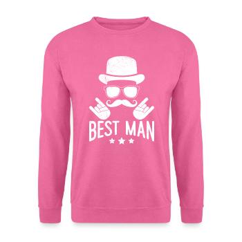 Meilleur mariage d’homme - Sweat-shirt Unisexe - rose - Devant