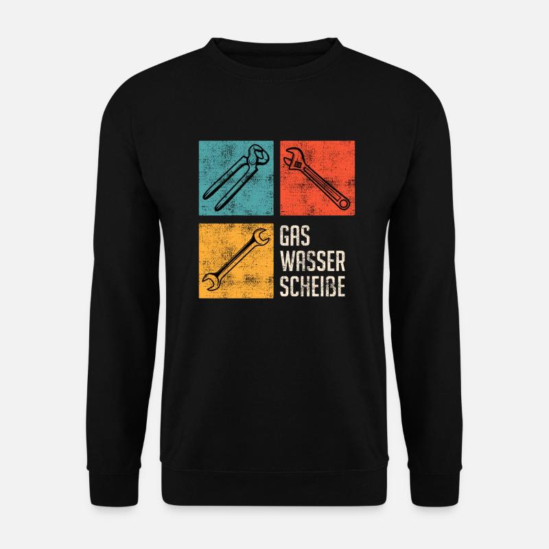 Gas Water Shit Plumber - Unisex Sweatshirt - black