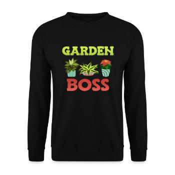 Garden King Garden Boss Allotments - Sweat-shirt Unisexe - noir - Devant - Alina (178cm) & Michal (187cm)