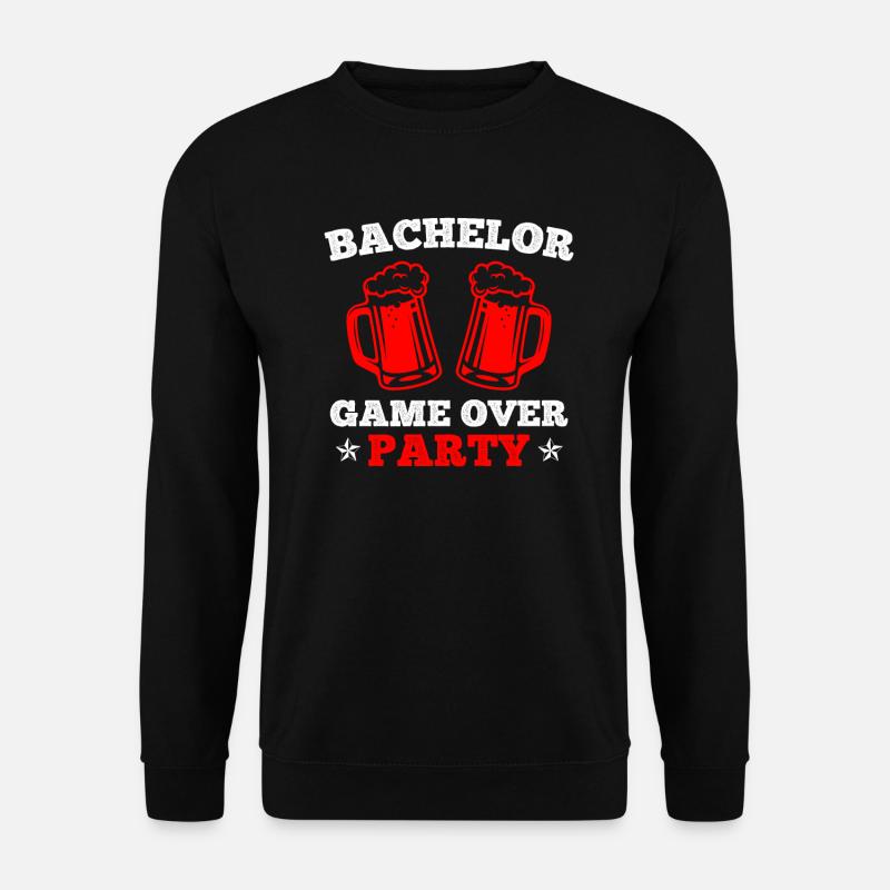 Game Over - Wedding Party Jungesellenabschied - Unisex Sweatshirt - black