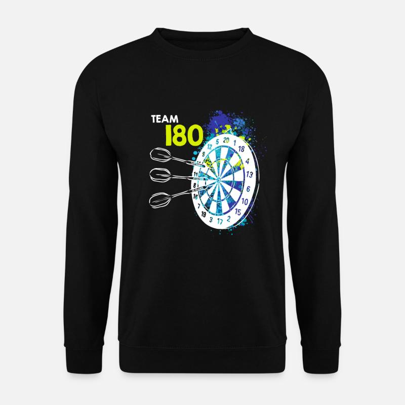 Team 180 Fléchettes 180 fléchettes 180 en fléchettes - Sweat-shirt Unisexe - noir
