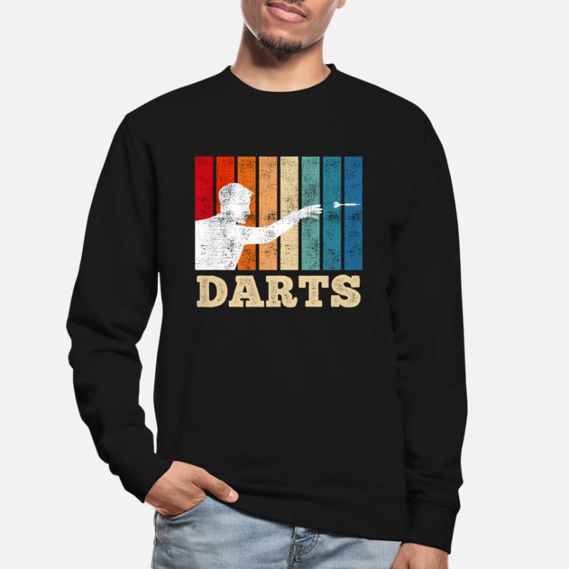Joueurs de fléchettes fléchettes fléchettes fléchettes Sweat-shirt Unisexe