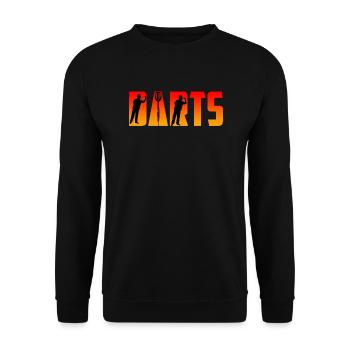 Darts Dart Pfeile Dart Zubehör Dart - Unisex Pullover - Schwarz - Vorne - Alina (178cm) & Michal (187cm)