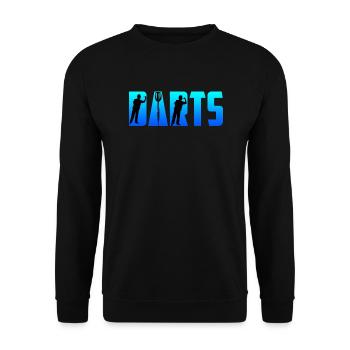Darts Dart Pfeile Dart Zubehör Dart - Unisex Pullover - Schwarz - Vorne - Alina (178cm) & Michal (187cm)