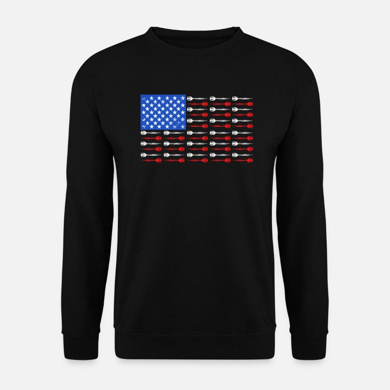 Dart Master USA Fléchettes Flèches - Sweat-shirt Unisexe - noir