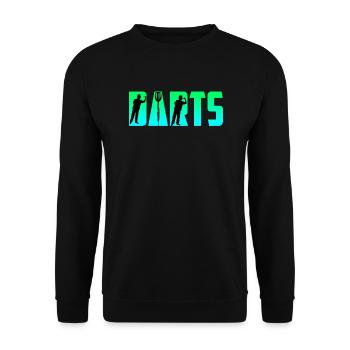 Darts Dart Pfeile Dart Zubehör Dart - Unisex Pullover - Schwarz - Vorne - Alina (178cm) & Michal (187cm)