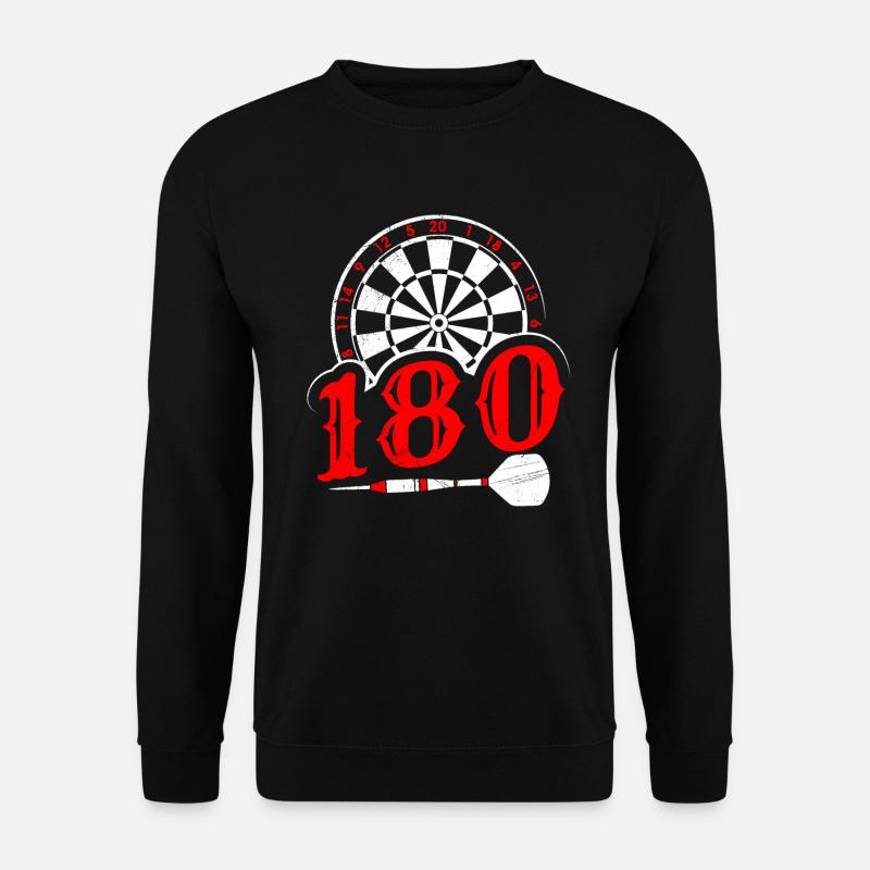 Fléchettes 180 Fléchettes Fléchettes Flèche 180 Fléchettes - Sweat-shirt Unisexe - noir