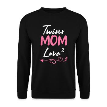 Gemini Baby Love High 2 Mère Devenir Maman - Sweat-shirt Unisexe - noir - Devant - Alina (178cm) & Michal (187cm)