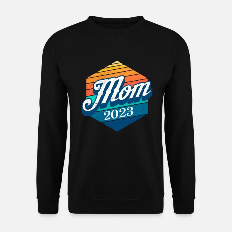 Maman 2023 - tomber enceinte Grossesse - Sweat-shirt Unisexe - noir