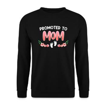 Transport Maman Bébé Grossesse Meilleure Maman - Sweat-shirt Unisexe - noir - Devant - Alina (178cm) & Michal (187cm)