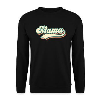 Maman - la meilleure mère du monde - Sweat-shirt Unisexe - noir - Devant - Alina (178cm) & Michal (187cm)