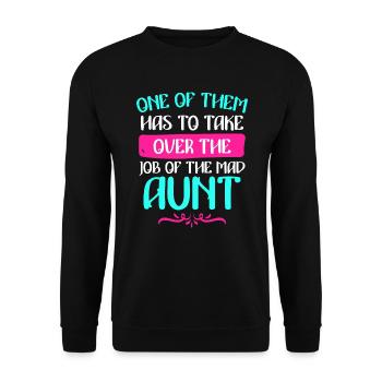Il faut faire le travail de tante folle - Sweat-shirt Unisexe - noir - Devant - Alina (178cm) & Michal (187cm)