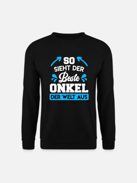 So sieht der beste Onkel der Welt aus - Unisex Pullover - Schwarz
