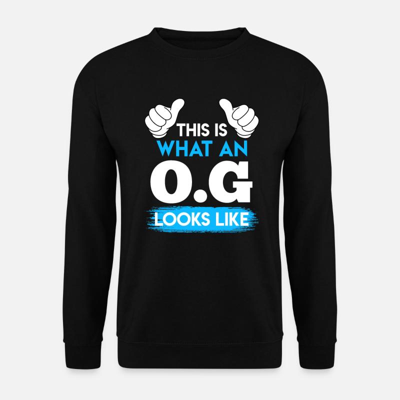 O.G. Uncle Gangster Uncle - Unisex Sweatshirt - black