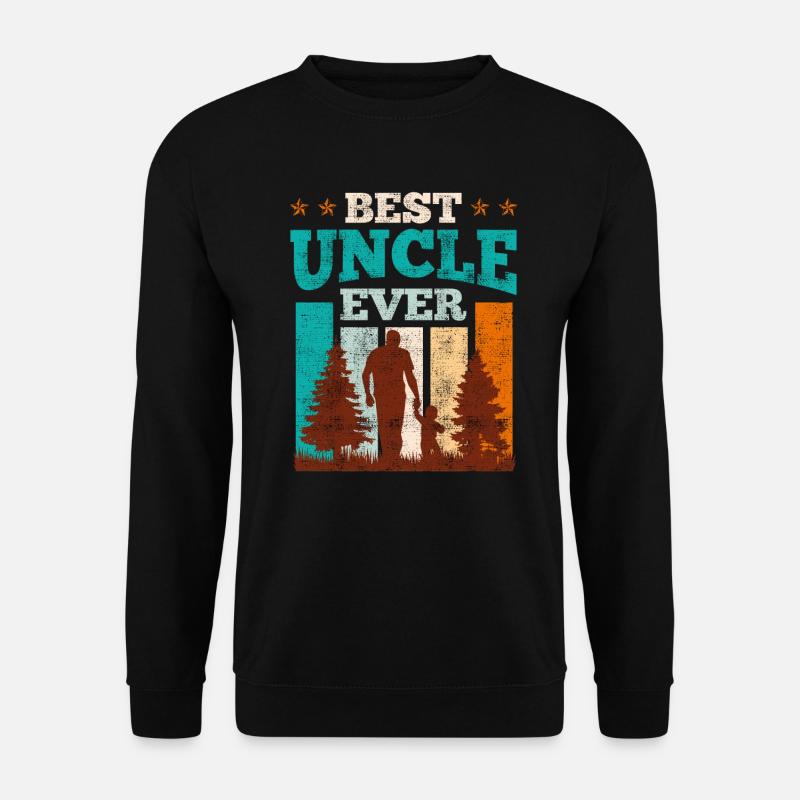 Bester Onkel ever Onkel - Unisex Pullover - Schwarz