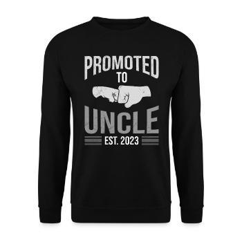 Promu Oncle 2023 - Sweat-shirt Unisexe - noir - Devant - Alina (178cm) & Michal (187cm)
