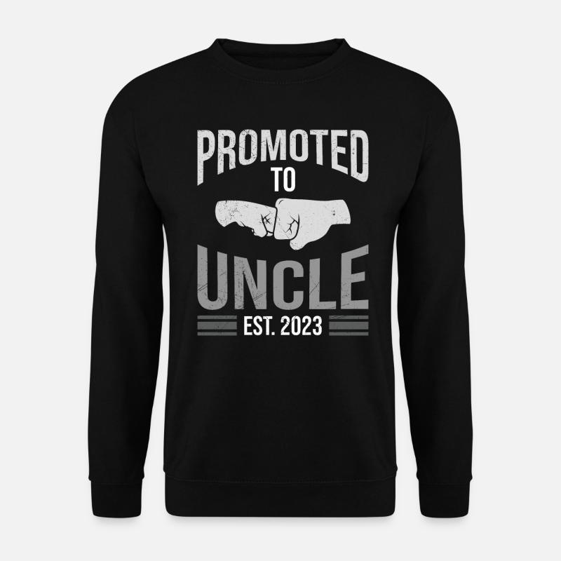 Promoted to Uncle 2023 - Unisex Sweatshirt - black