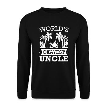 L’oncle le plus correct du monde - Sweat-shirt Unisexe - noir - Devant - Alina (178cm) & Michal (187cm)