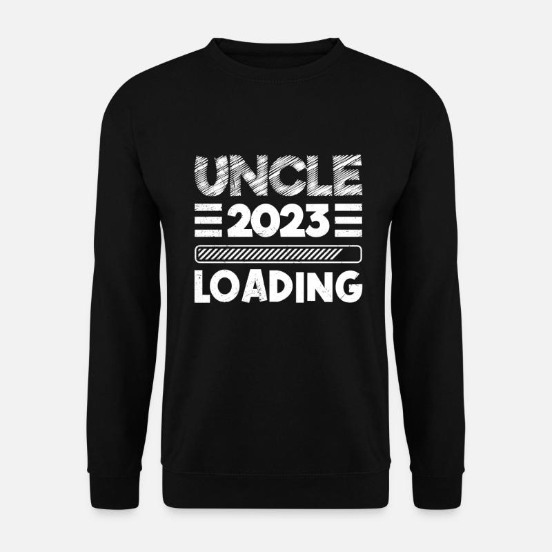 Oncle 2023 sera invité oncle - Sweat-shirt Unisexe - noir