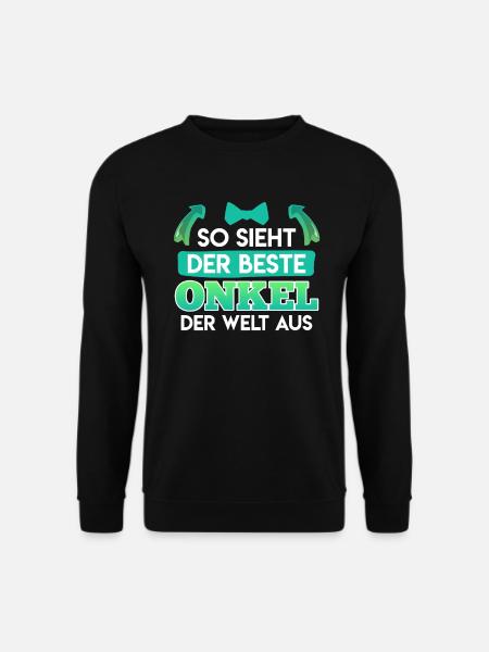 So sieht der beste Onkel der Welt aus - Unisex Pullover - Schwarz
