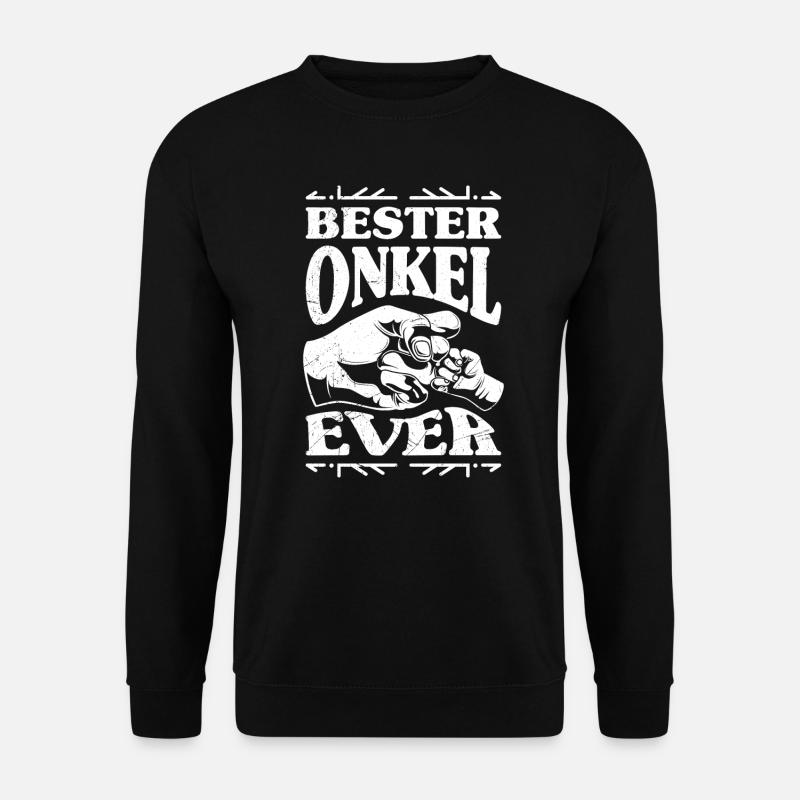 Bester Onkel ever - Unisex Pullover - Schwarz
