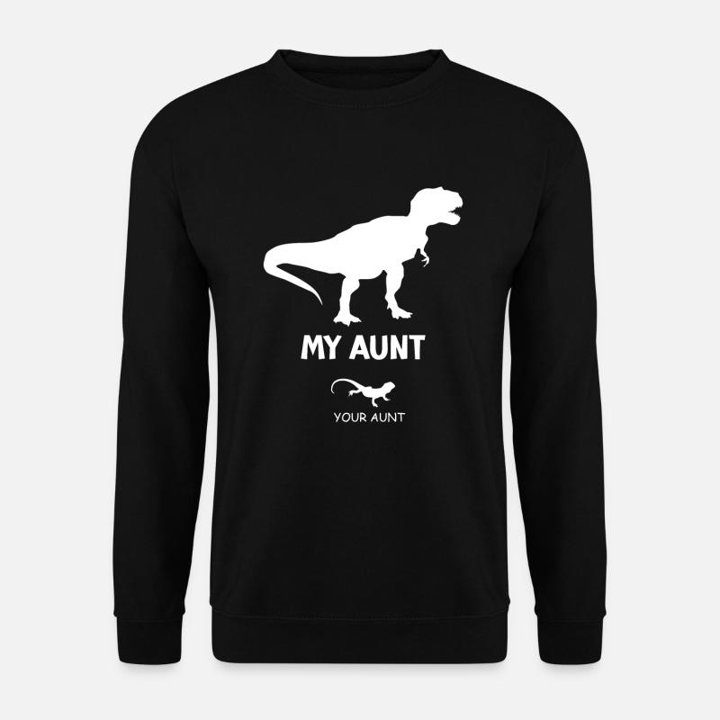 Min moster din moster Dinosaur Super Aunt - Unisextröja - svart