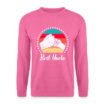 Best Uncle - Unisex Sweatshirt - pink - Front