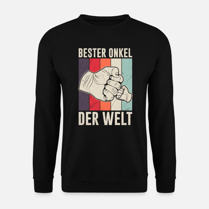 Bester Onkel der Welt - Unisex Pullover - Schwarz