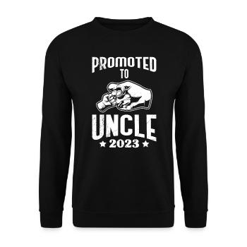 Promu Oncle 2023 - Sweat-shirt Unisexe - noir - Devant - Alina (178cm) & Michal (187cm)