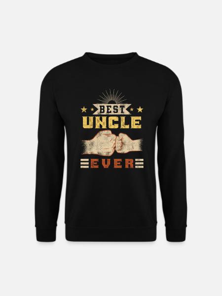 Meilleur oncle jamais Oncle vintage - Sweat-shirt Unisexe - noir