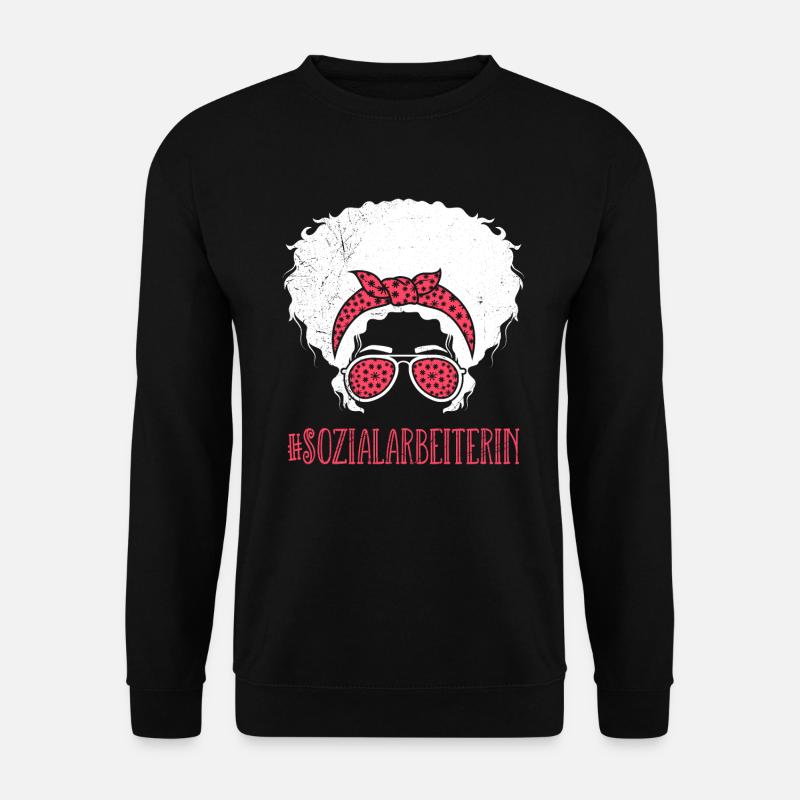 Sozialarbeiter Ich bin Sozialarbeiterin - Unisex Pullover - Schwarz