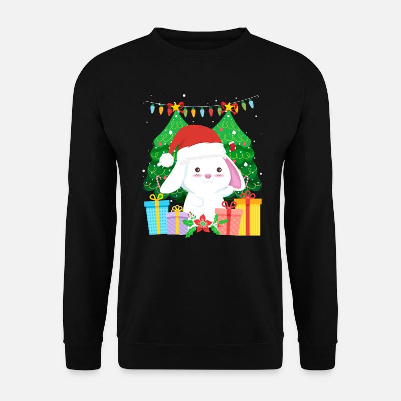 Cute Haase Christmas Tree - Unisex Sweatshirt - black