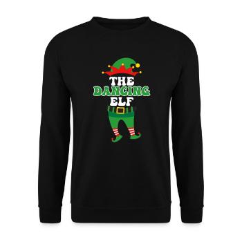 Dance Elf Dancer Couple Dance Girl - Unisex Sweatshirt - black - Front - Alina (178cm) & Michal (187cm)