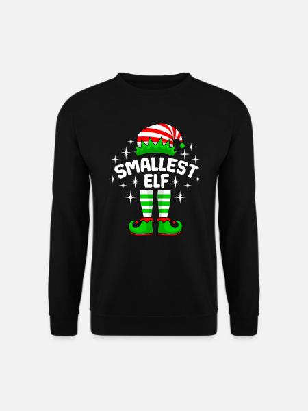 Kleinste Elfe kleine Schwester kleiner Bruder - Unisex Pullover - Schwarz