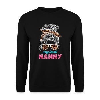 Best childminder I'm a cool childminder - Unisex Sweatshirt - black - Front - Alina (178cm) & Michal (187cm)