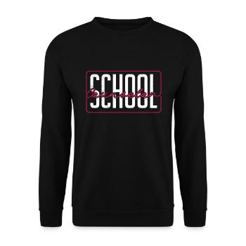 School accompaniment School counselling School companions - Unisex Sweatshirt - black - Front - Alina (178cm) & Michal (187cm)
