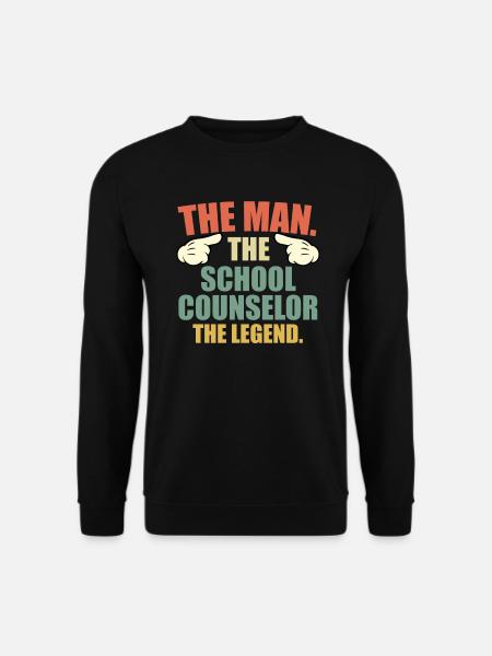 Ein Mann Eine Legende Ein Schulbegleiter - Unisex Pullover - Schwarz