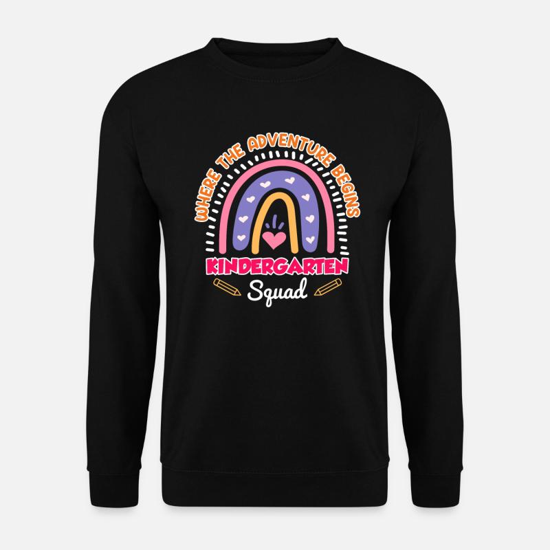 Kindergarten Squad Kindergarten Gruppe Erzieherin - Unisex Pullover - Schwarz