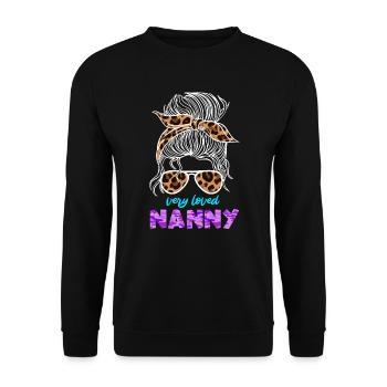 Best Childminder I'm a Cool Childminder - Unisex Sweatshirt - black - Front - Alina (178cm) & Michal (187cm)