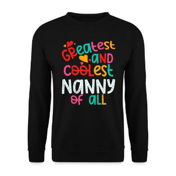 Vous êtes l’assistante maternelle la plus incroyable et la plus cool - Sweat-shirt Unisexe - noir - Devant - Alina (178cm) & Michal (187cm)