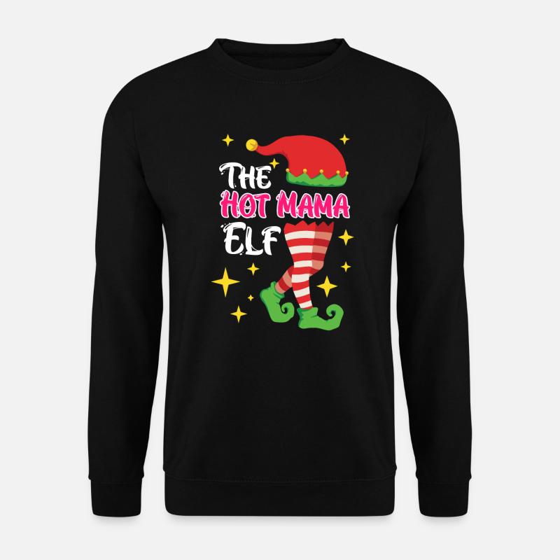 The Elf Mother Elf - Unisex Sweatshirt - black