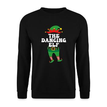 Dance Elf Dancer Couple Dance Girl - Unisex Sweatshirt - black - Front - Alina (178cm) & Michal (187cm)
