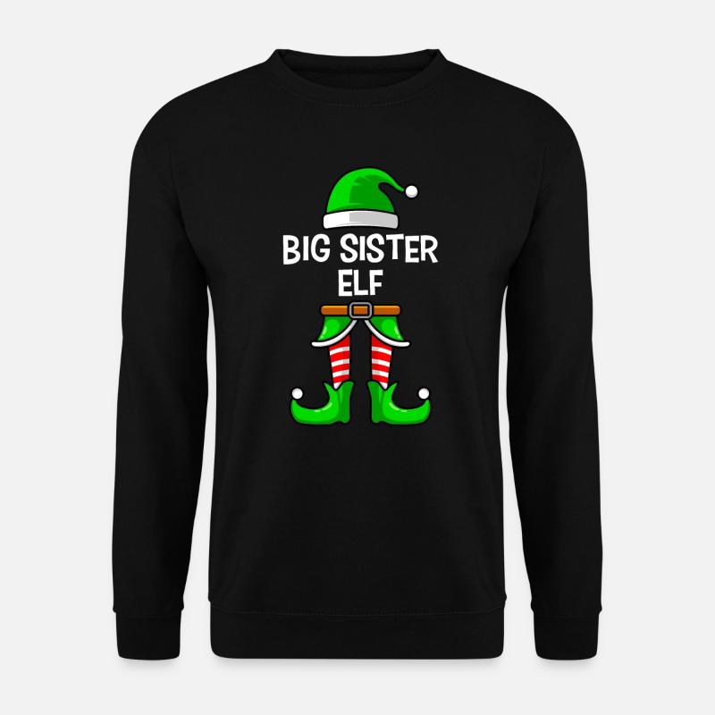 Großer Schwester Elfe - Unisex Pullover - Schwarz