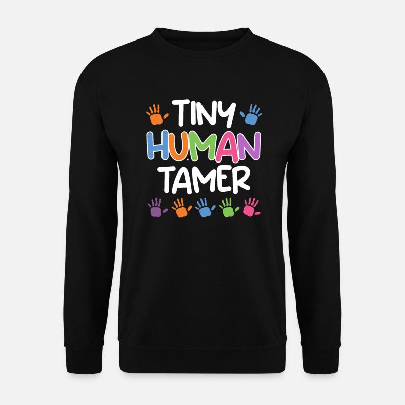 Kinderzähmer Kindergarten Erzieher Kindergarten - Unisex Pullover - Schwarz