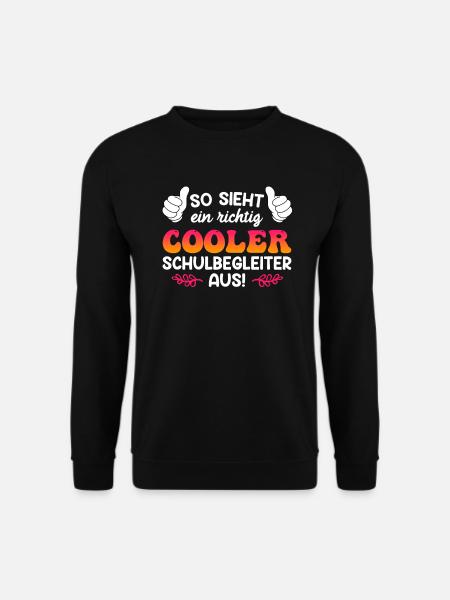 Schulbegleitung Inklusion cooler Schulbegleiter - Unisex Pullover - Schwarz
