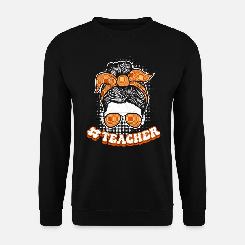 Ich bin eine coole Lehrerin - Unisex Pullover - Schwarz