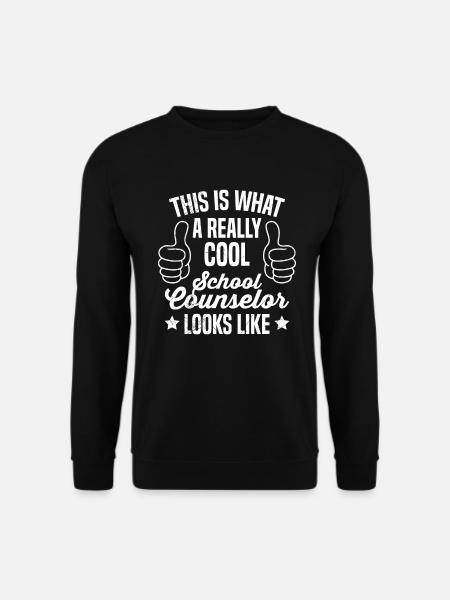 So sieht cooler Schulbegleiter aus Schulbegleiter - Unisex Pullover - Schwarz