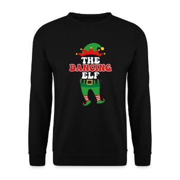 Dance Elf Dancer Couple Dance Girl - Unisex Sweatshirt - black - Front - Alina (178cm) & Michal (187cm)