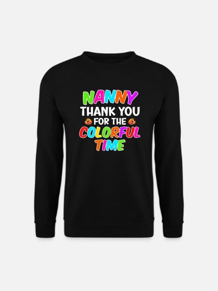 Danke für die kunterbunte Zeit beste Tagesmutter - Unisex Pullover - Schwarz
