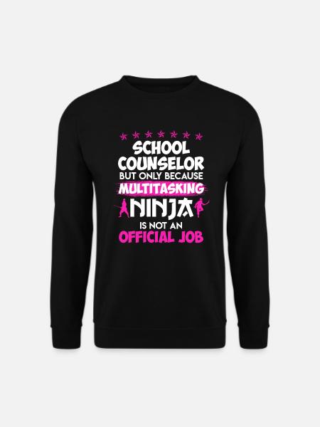 Multitasking Ninja ist kein Job Schulbegleiter - Unisex Pullover - Schwarz